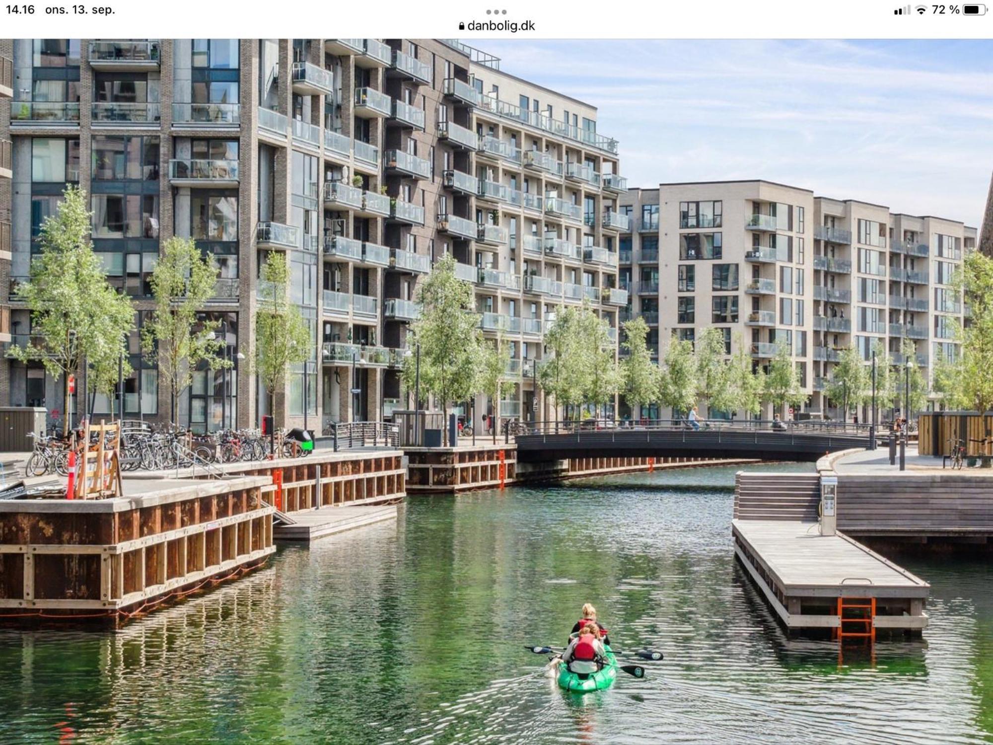 Luksuslejlighed Pa 7 Sal Med Elevator, Vestvendt Altan Og Udsigt Over Havn Og By Apartment